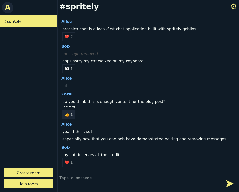 Another Brassica Chat screenshot